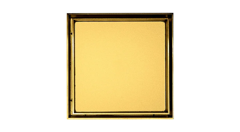 Infinity Drain - 5" x 5" Square Center Drain - TD 15 High Flow Tile Series Drain (Complete Kit)