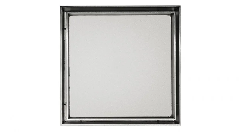 Infinity Drain - 5" x 5" Square Center Drain - TD 15 Tile Series Drain (Complete Kit)