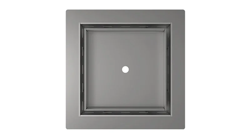 Infinity Drain - 5" x 5" Square Center Drain - TDLF 5 Tile Series Drain (Complete Kit)