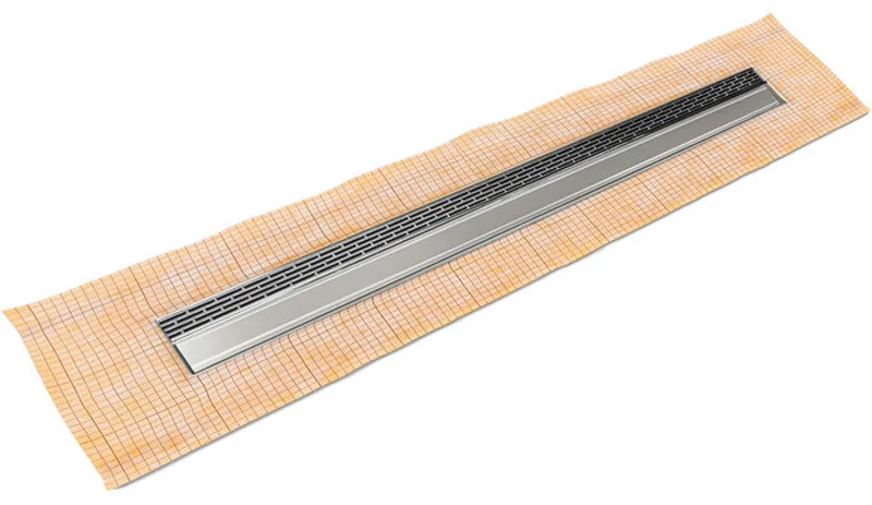 Infinity Drain - Fixed Flange Schluter-KERDI - FCSLT 38 Offset Slotted Linear Drain