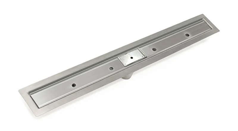 Infinity Drain - Fixed Flange Stainless Channel - FFST Slot Linear Drain