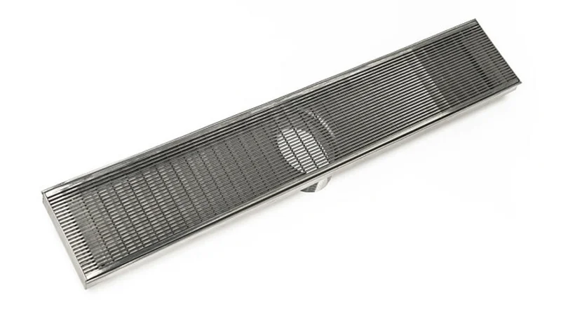 Infinity Drain - Fixed Stainless Channel - FXAS 100 Wedge Wire Linear Drain