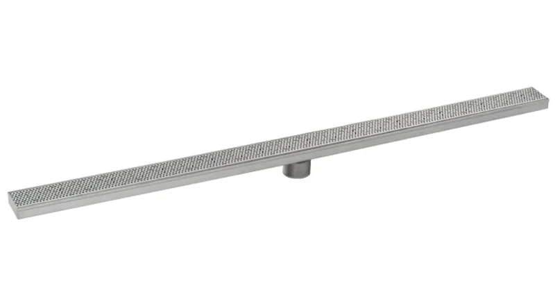 Infinity Drain - Fixed Stainless Channel - FXGR 65 Adhesion Linear Drain
