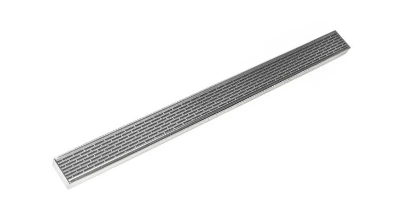 Infinity Drain - Fixed Stainless Channel - FXLT 65 Offset Slotted Linear Drain