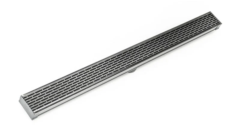 Infinity Drain - Site Sizable PVC Channel - S-LT 65 Offset Slotted Linear Drain