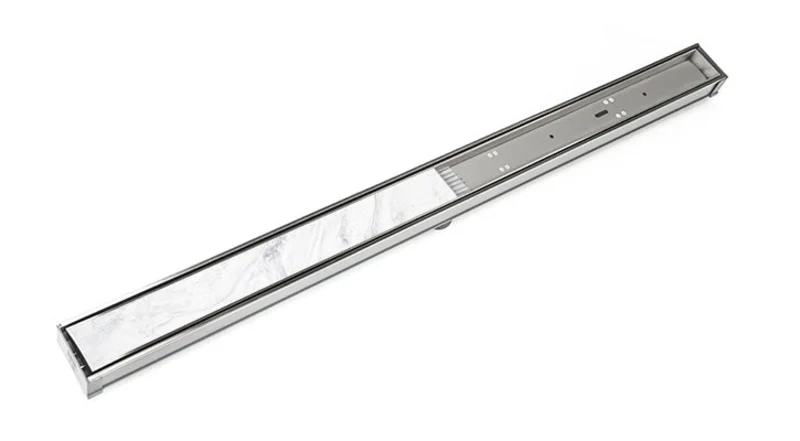 Infinity Drain - Site Sizable PVC Channel - S-LTIF 65 Tile Insert Frame Linear Drain