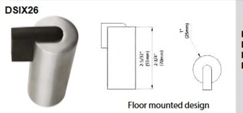Inox DSIX26 Door Stop