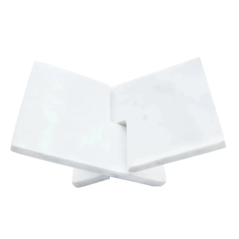Interlocking Marble Book Holder