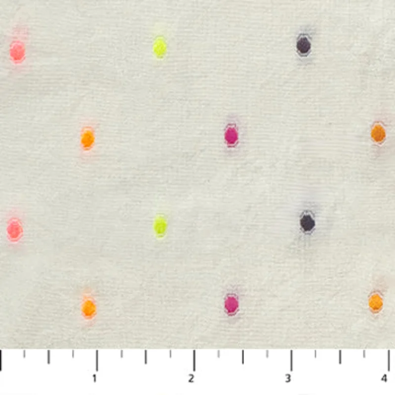 INTERVALS: Large Dots-Cream (1/4 Yard)