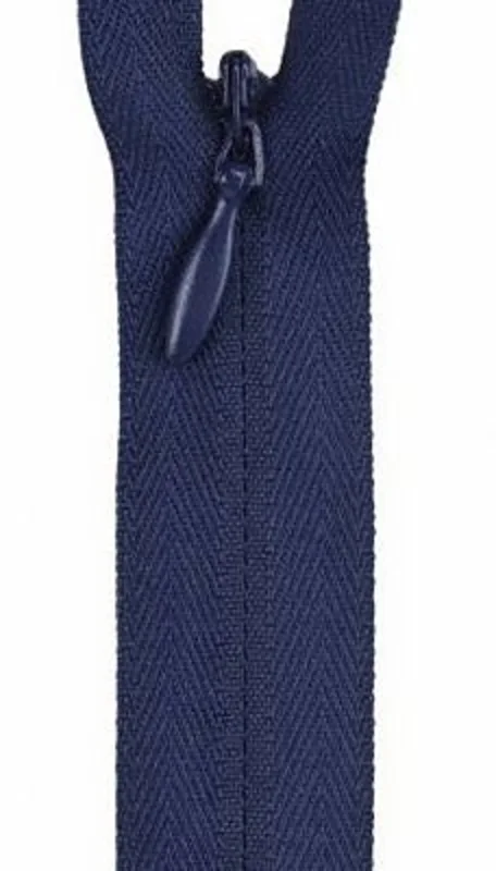 Invisible Zipper 20-22", Navy