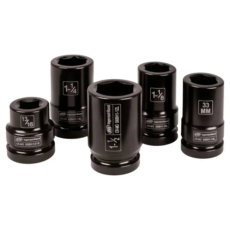 IR 5 Piece 1" Sq Dr. Impact Truck Socket Sets - IR-SK8C5TN