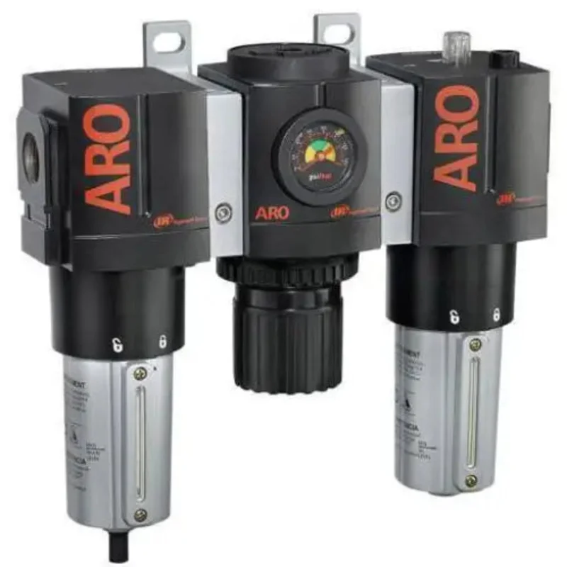 IR Combination Units w/ Gauge (F-R-L) - 1/2in Female NPT
