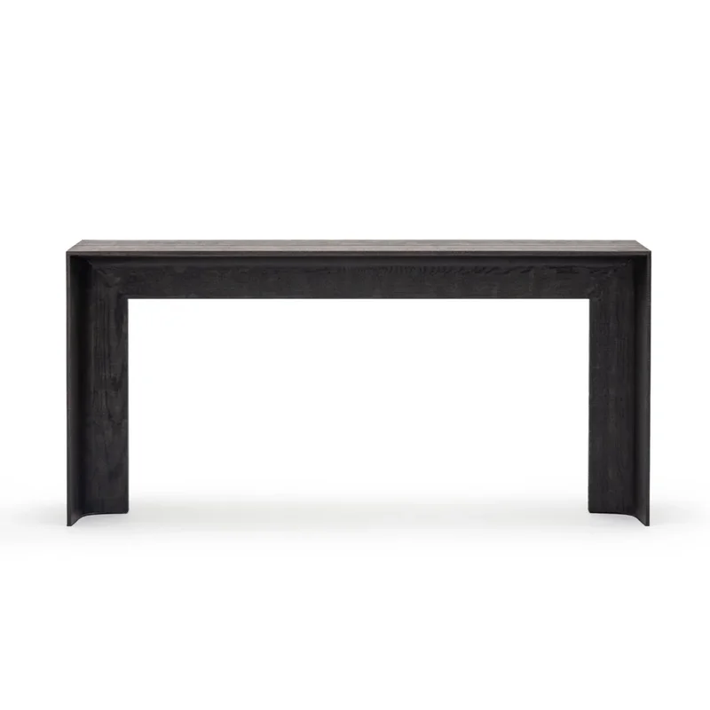 Jaunt Console Table, Bison Oak, 63"W x 16.1"D x 29.5"H