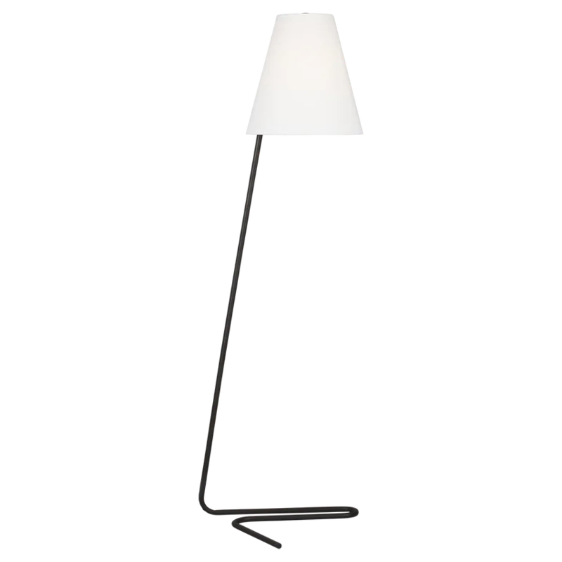 Jaxon Grand Floor Lamp, Aged Iron