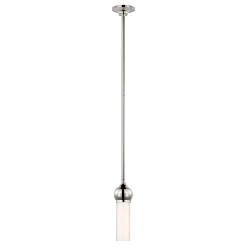 Jeffery Mini Pendant, Polished Nickel