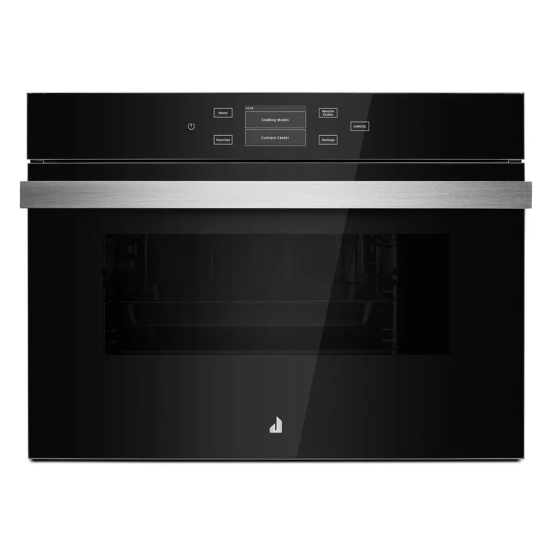 JennAir - 1.3 cu. ft Steam Wall Oven in Black (Open Box) - JJW6024HM Black (Open Box)