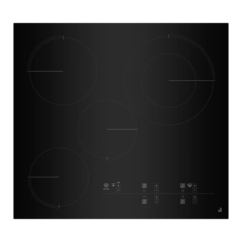 JennAir - 23.8125 inch wide Electric Cooktop in Black - JEC4424KB Black