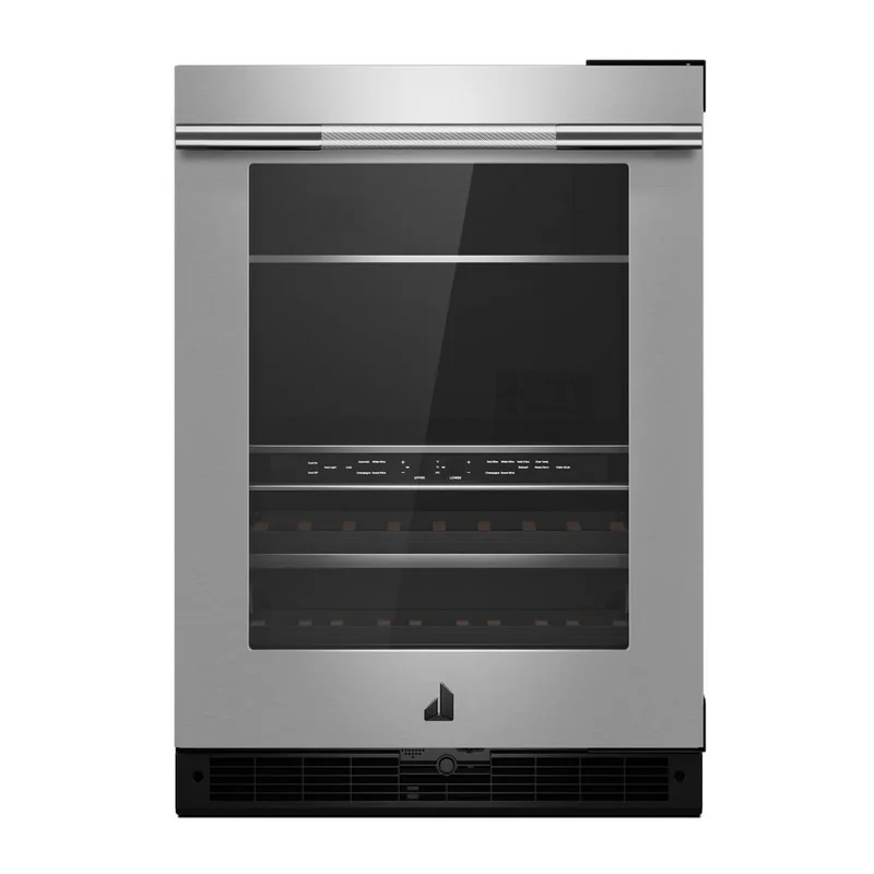 Jennair - 23.9 Inch cu. ft Built In / Integrated Beverage Centre Refrigerator in Stainless (Open Box) - JUBFR242HL Stainless (Open Box)