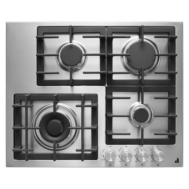 JennAir - 24.5 Inch Gas Cooktop in Stainless - JGCK424PS Stainless