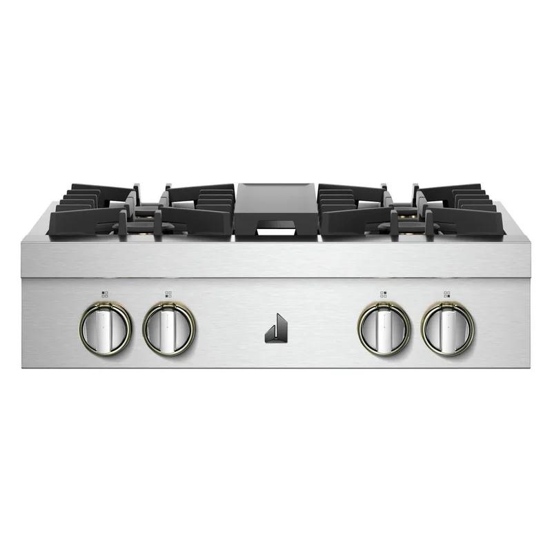 Jennair - 29.8 inch wide Gas Cooktop in Stainless - JGCP430HL Stainless