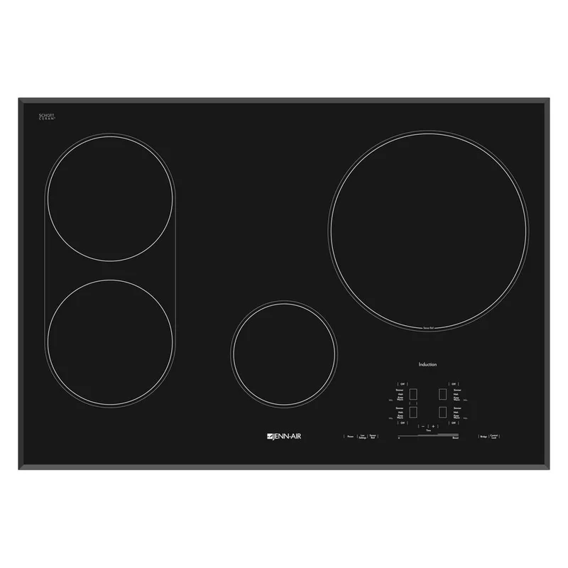 Jennair - 30.8 inch wide Induction Cooktop in Black - JIC4430XB Black