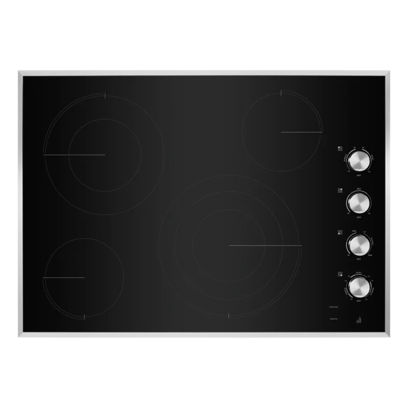 JennAir - 30.8125 inch wide Electric Cooktop in Stainless - JEC3430HS Stainless
