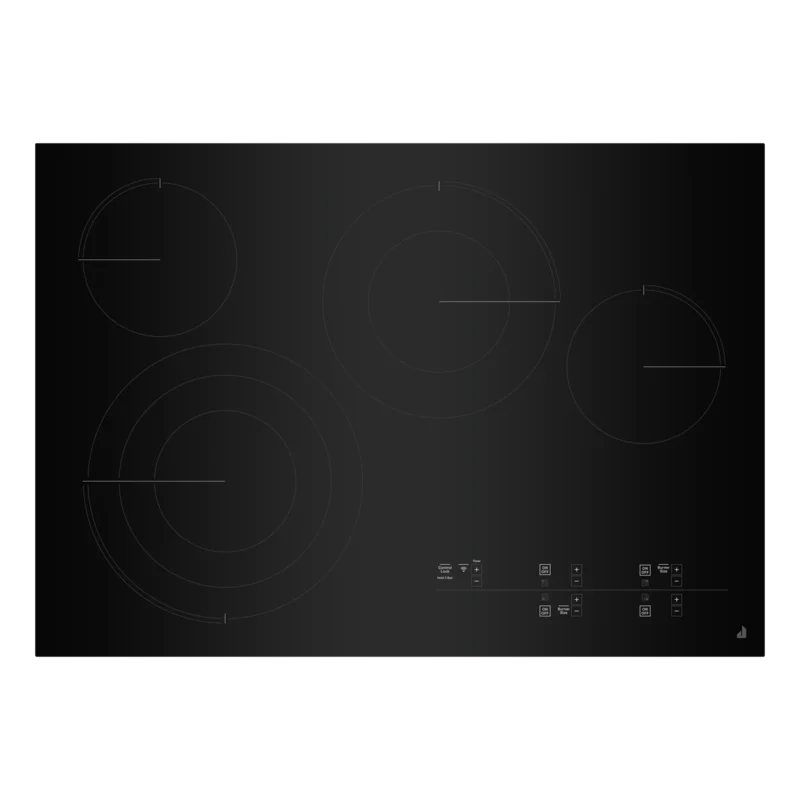 JennAir - 30.8125 inch wide Electric Cooktop in Stainless - JEC4430KB Stainless