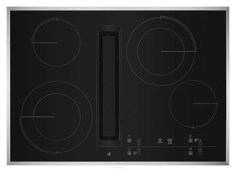 Jennair - 30.9 inch wide Downdraft Cooktop in Stainless - JED4430KS Stainless