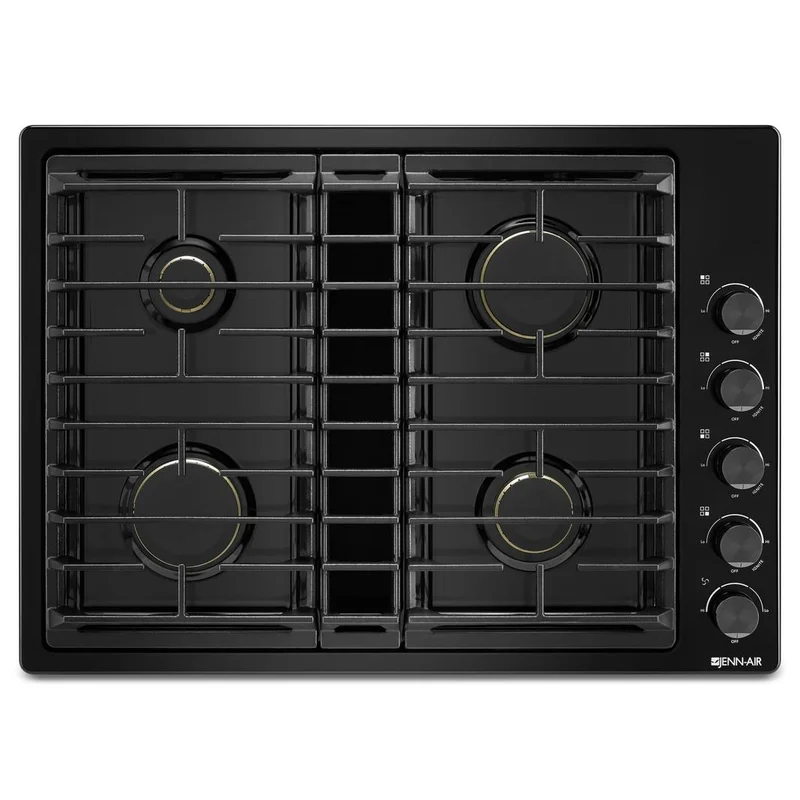 Jennair - 30 inch wide Downdraft Cooktop in Black - JGD3430GB Black