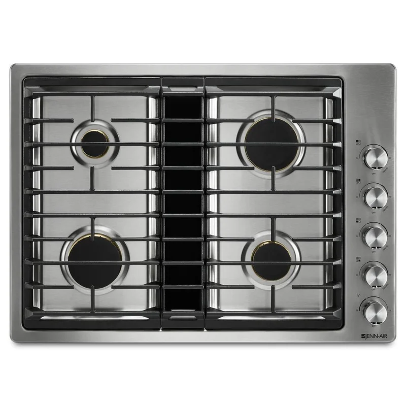 Jennair - 30 inch wide Downdraft Cooktop in Stainless - JGD3430GS Stainless