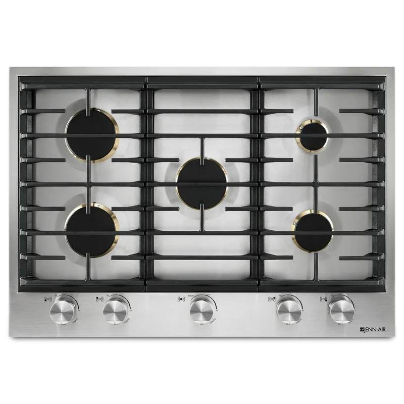 Jennair - 30 inch wide Gas Cooktop in Stainless - JGC3530GS Stainless