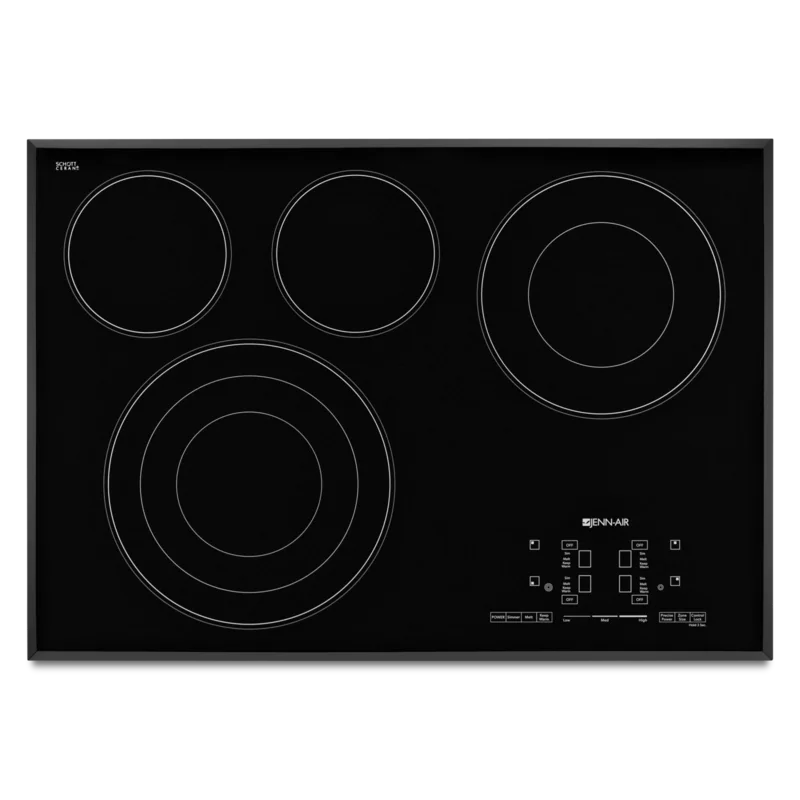 JennAir - 31 Inch Electric Cooktop in Black - JEC4430BB Black