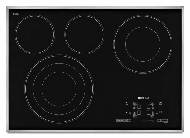 JennAir - 31 inch wide Electric Cooktop in Stainless - JEC4430BS Stainless