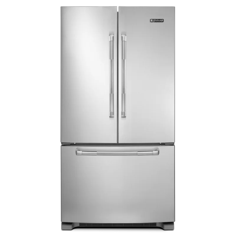 JennAir - 34.63 Inch 20 cu. ft French Door Refrigerator in Stainless - JFC2089BEP Stainless
