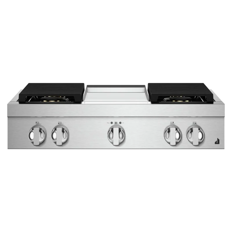 Jennair - 35.8 inch wide Gas Cooktop in Black - JGCP536HM Black