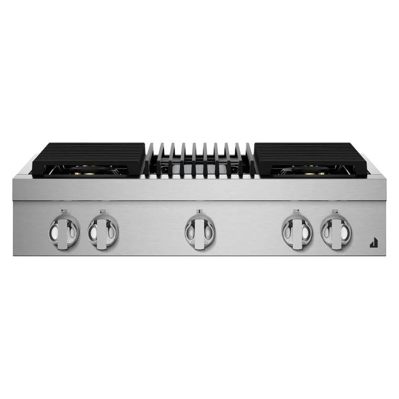 Jennair - 35.8 inch wide Gas Cooktop in Black - JGCP636HM Black