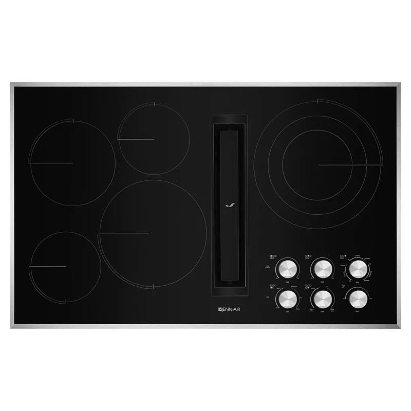 Jennair - 36.3 inch wide Downdraft Cooktop in Stainless - JED3536GS Stainless