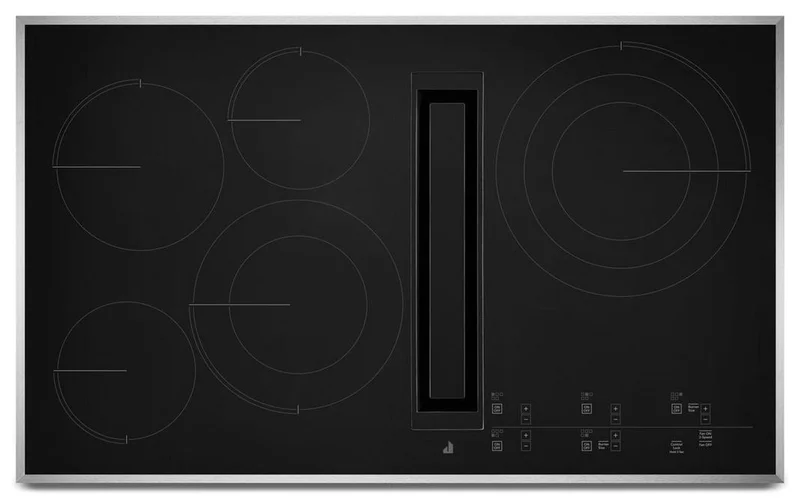 Jennair - 36.3 inch wide Downdraft Cooktop in Stainless - JED4536KS Stainless
