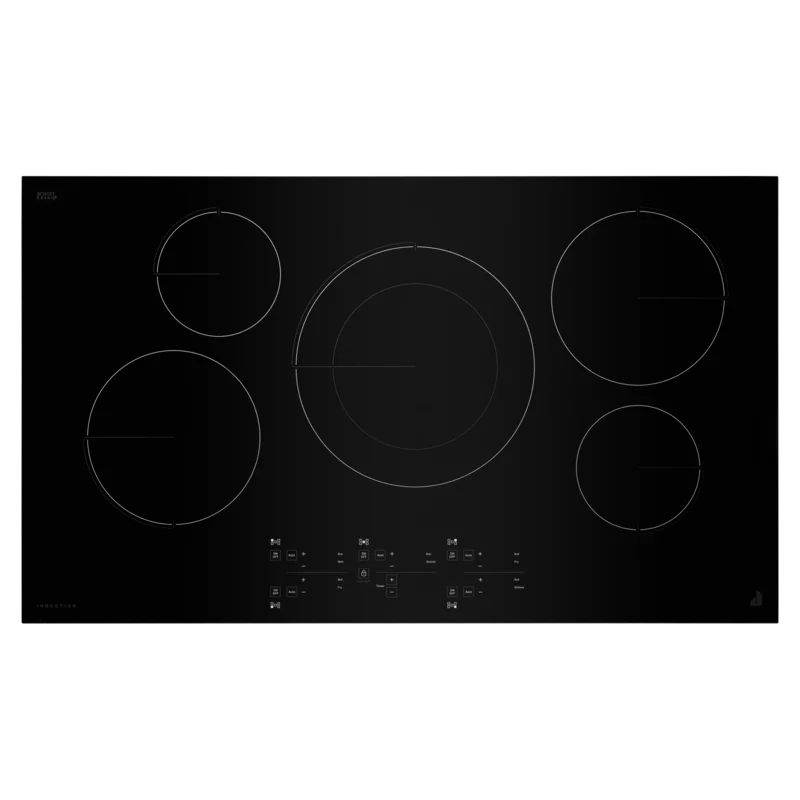 JennAir - 36.3 inch wide Induction Cooktop in Black - JIC4536KB Black