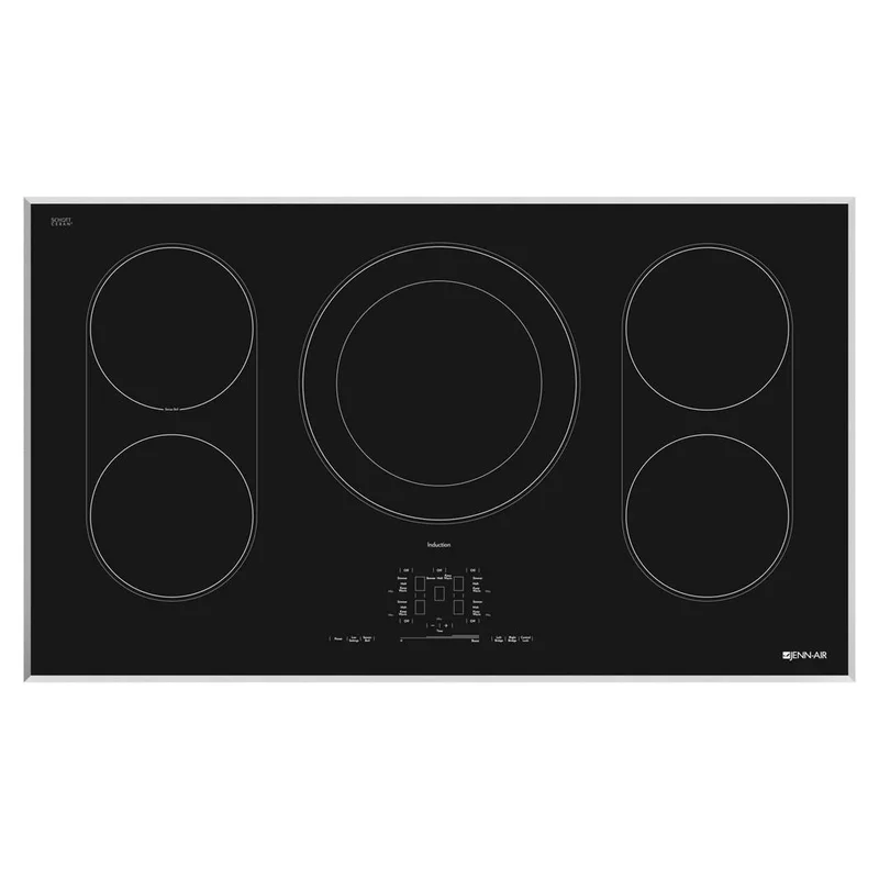 Jennair - 36.3 inch wide Induction Cooktop in Stainless - JIC4536XS Stainless