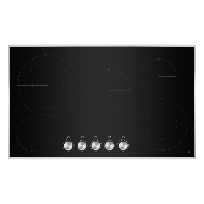 JennAir - 36.3125 inch wide Electric Cooktop in Stainless - JEC3536HS Stainless