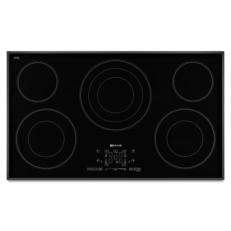JennAir - 36.875 Inch Electric Cooktop in Black - JEC4536BB Black