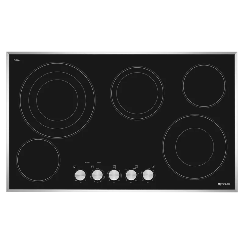 JennAir - 36.875 Inch Electric Cooktop in Stainless - JEC3536BS Stainless