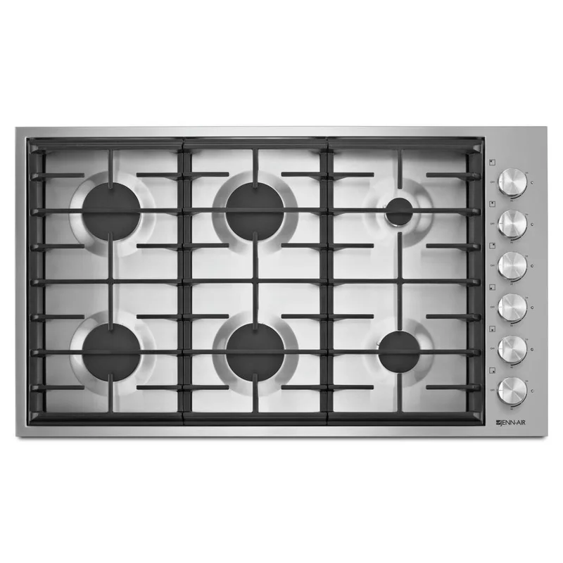 Jennair - 36 Inch Gas Cooktop in Stainless (Open Box) - JGC7636BS Stainless (Open Box)