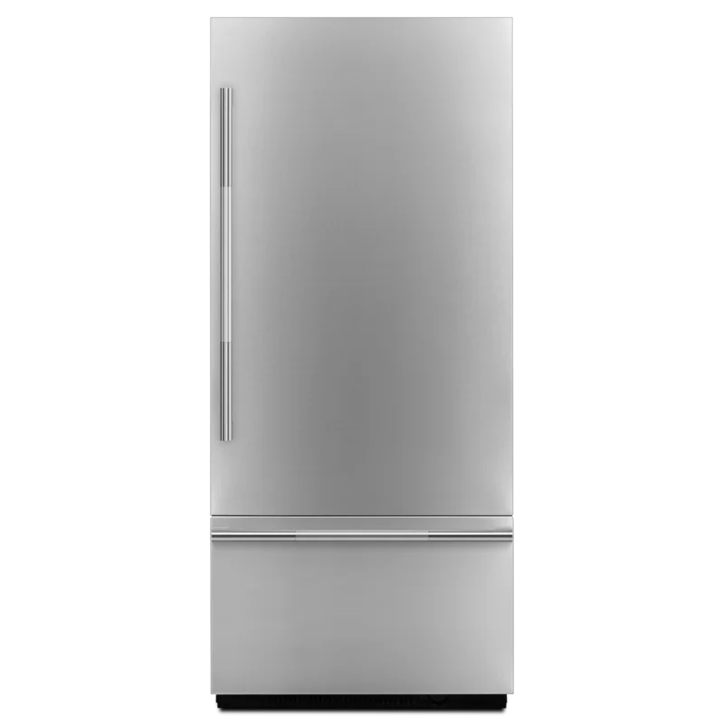 JennAir - 36 Inch Rise Built-in Bottom Freezer Panel Kit Accessory in Stainless - JBBFR36NHL Stainless