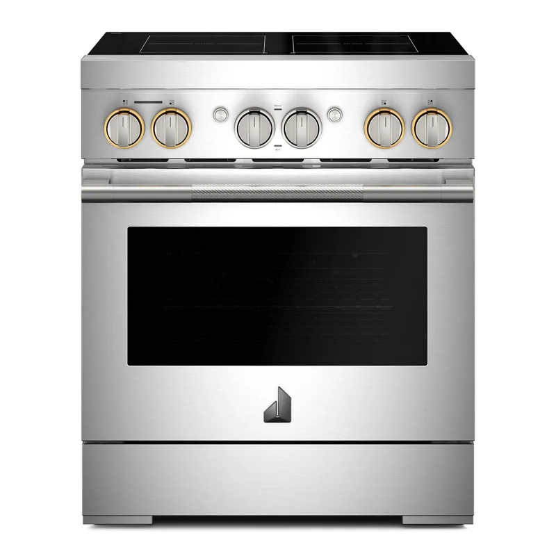 JennAir - 4.1 cu. ft Induction Range in Stainless - JPIFC730RL Stainless