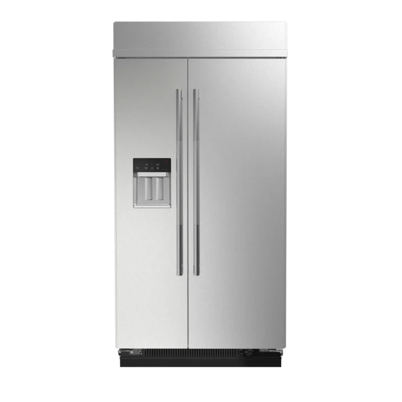 JennAir - 41.25 Inch 25.5 cu. ft Built In / Integrated Side by Side Refrigerator in Stainless - JBSS42E22L Stainless