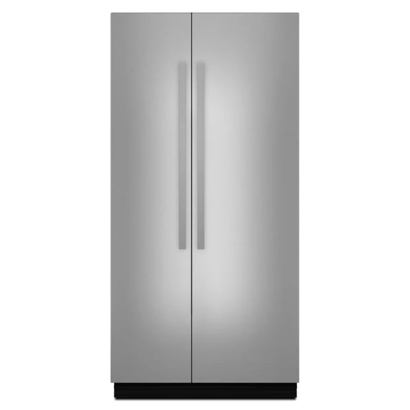 JennAir - 42 Inch Noir Built-in Side-by-Side Refrigerator Panel Kit Accessory in Stainless - JBSFS42NHM Stainless
