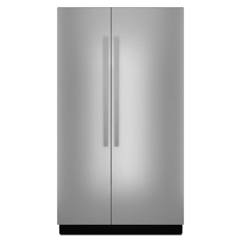 JennAir - 48 Inch Noir Built-in Side-by-Side Refrigerator Panel Kit Accessory in Stainless - JBSFS48NHM Stainless