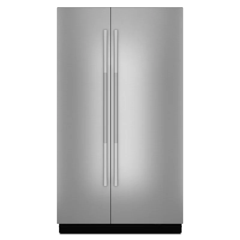 JennAir - 48 Inch Rise Built-in Side-by-Side Refrigerator Panel Kit Accessory in Stainless - JBSFS48NHL Stainless
